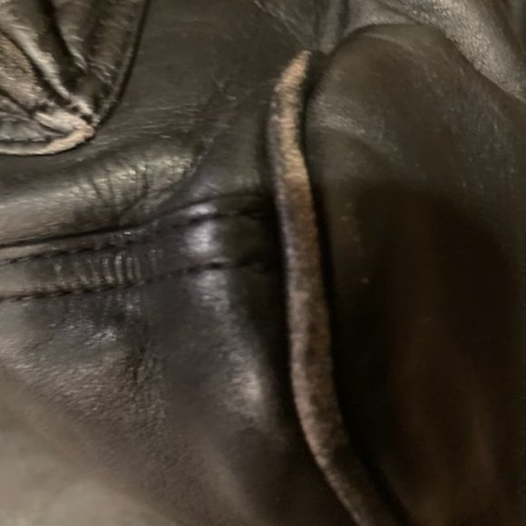 FRYE Black Leather Back Pack - Picture 11 of 12